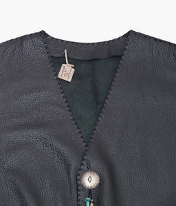 PAM DIETRICH パムディートリッヒ レザー コンチョボタン ベスト WOMENS - BRAND - PAM DIETRICH（パムディートリッヒ） – THE