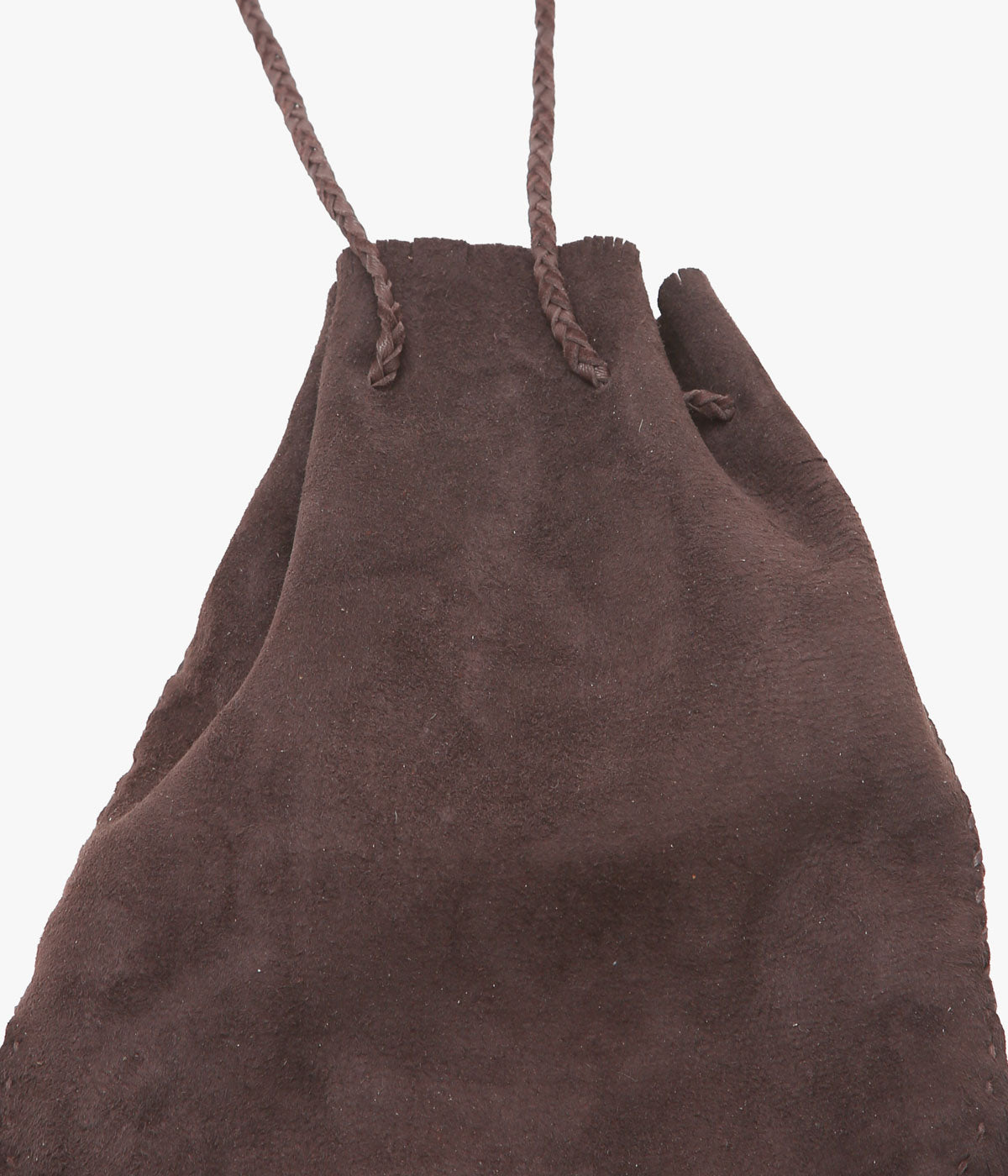 PAM DIETRICH 'DRAWSTRING BAG' (CHOCOLATE SUEDE)