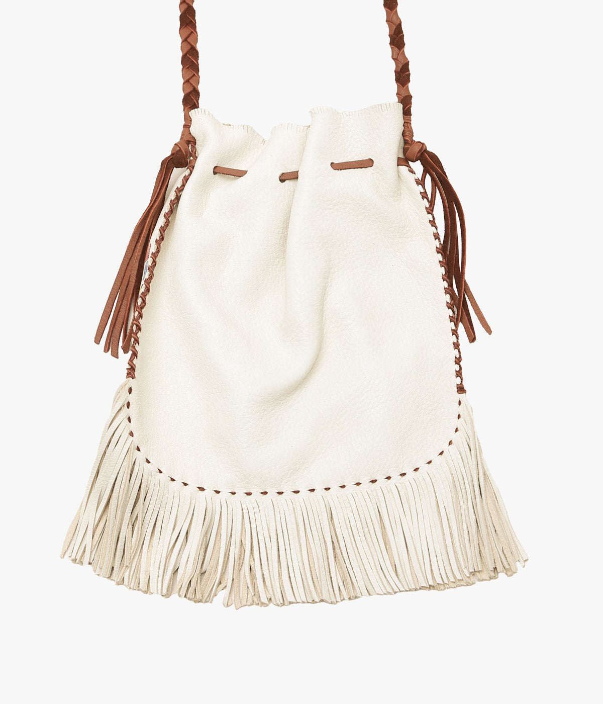 PAM DIETRICH ''DRAWSTRING BAG THUNDERBIRD PAINT'' (CREAM)