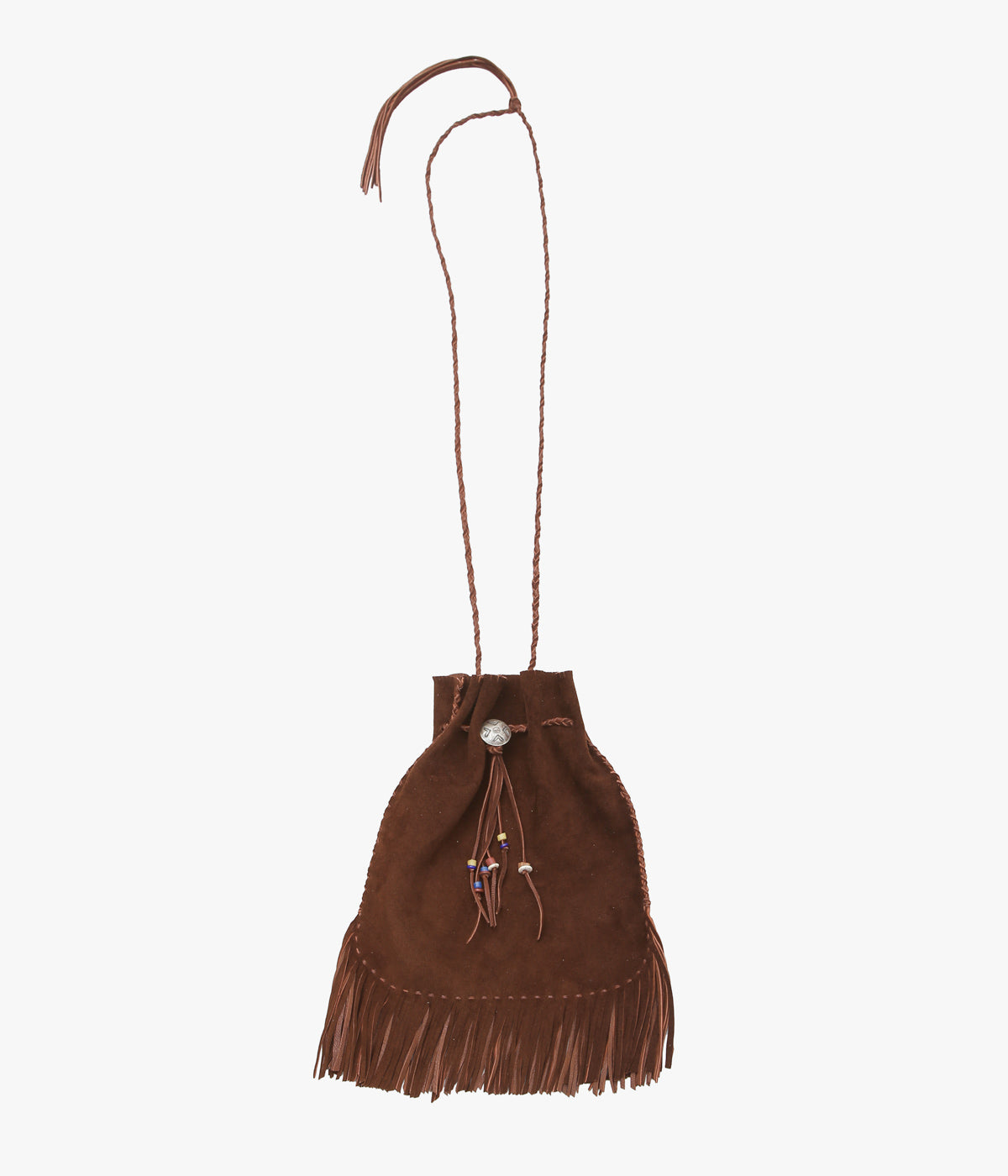 PAM DIETRICH ''DRAWSTRING BAG'' (TOBACCO SUEDE)