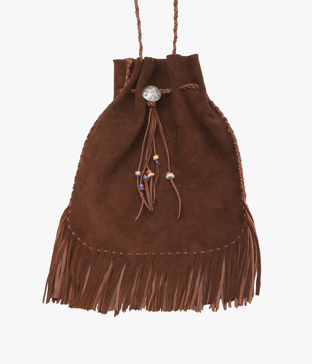 PAM DIETRICH ''DRAWSTRING BAG'' (TOBACCO SUEDE)