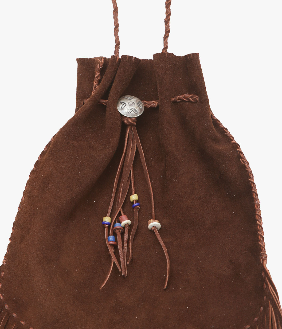 PAM DIETRICH ''DRAWSTRING BAG'' (TOBACCO SUEDE)