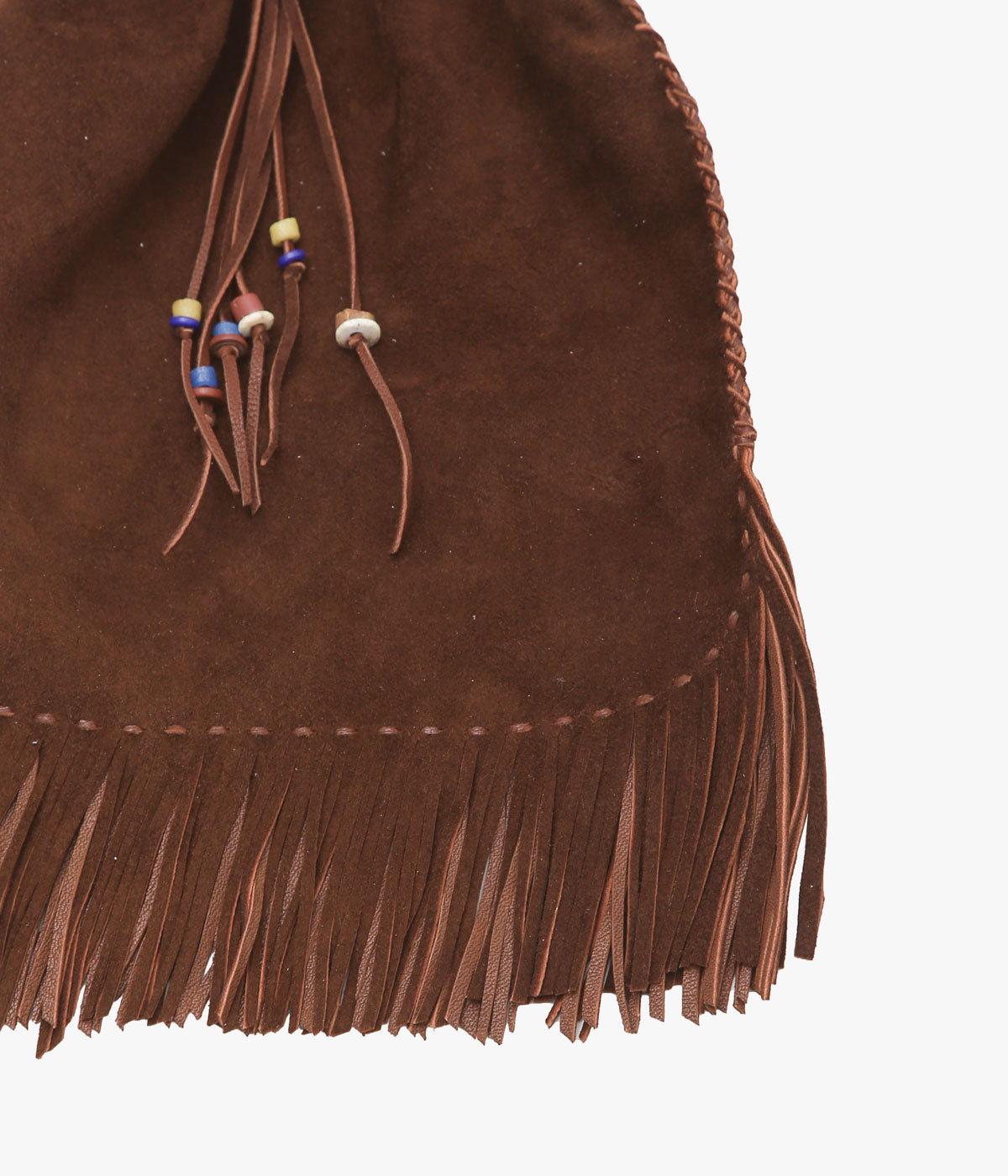 PAM DIETRICH ''DRAWSTRING BAG'' (TOBACCO SUEDE)