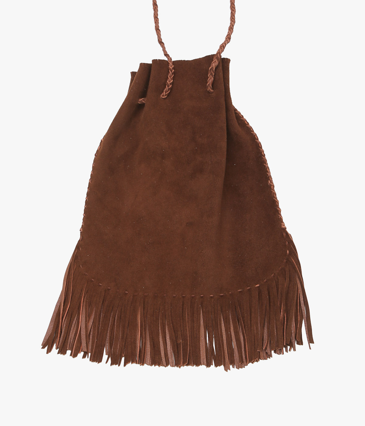 PAM DIETRICH ''DRAWSTRING BAG'' (TOBACCO SUEDE)
