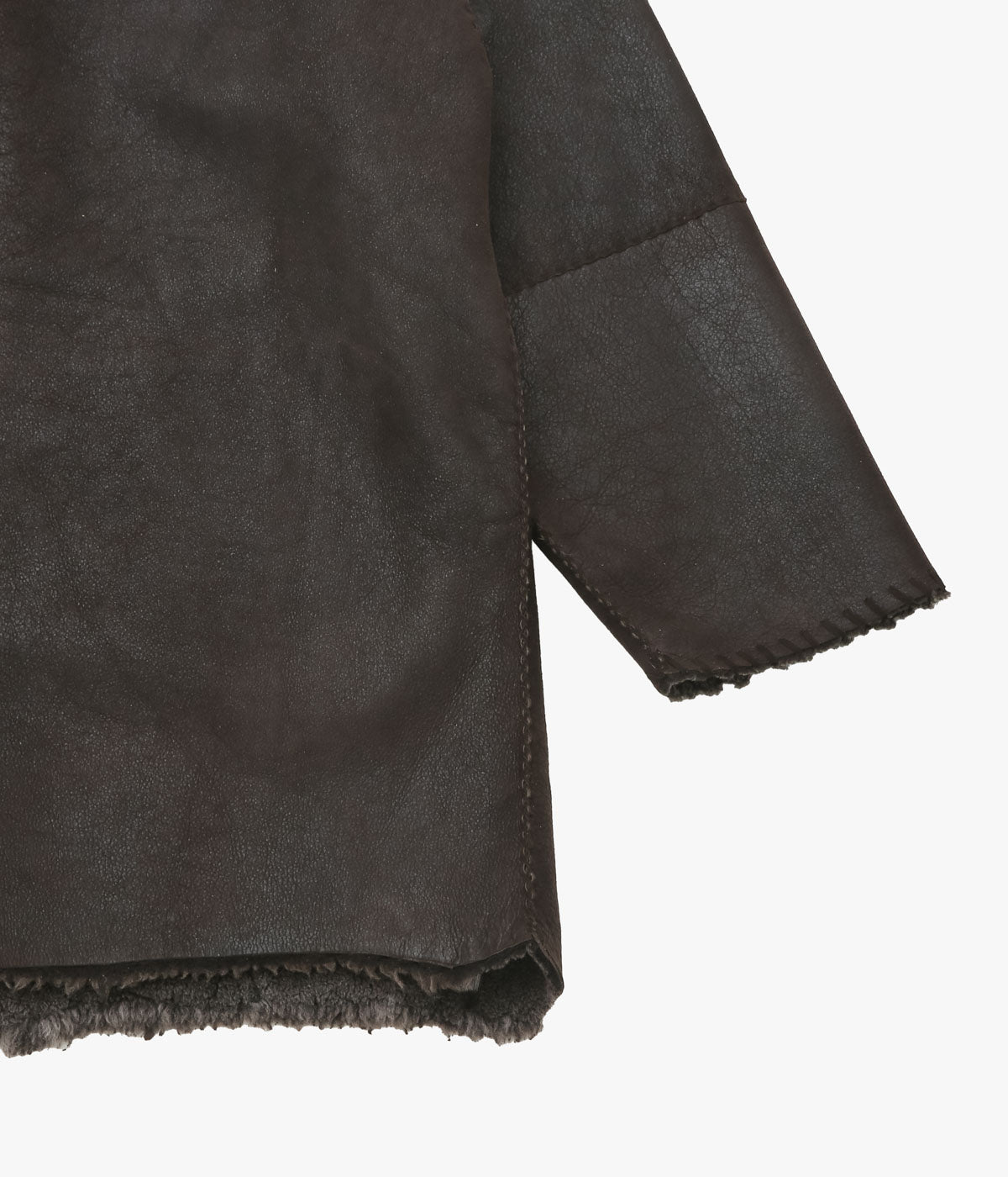 PAM DIETRICH ''SHEARLING JACKET'' (DISTRESS BROWN)