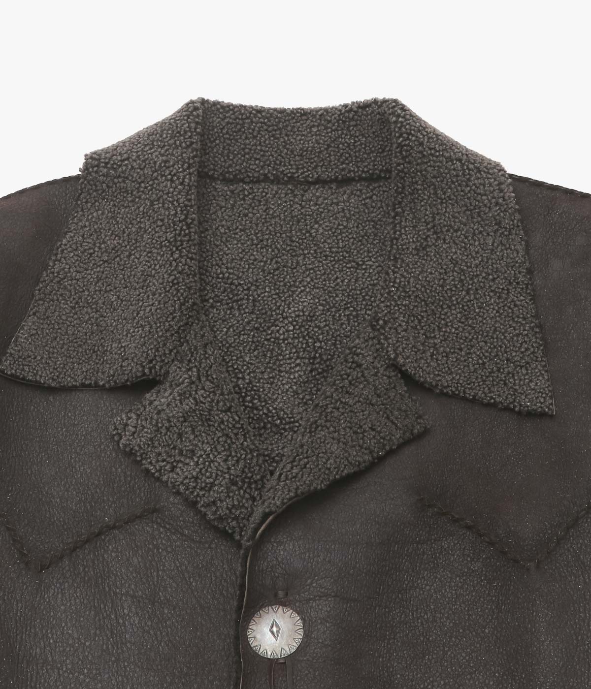 PAM DIETRICH ''SHEARLING JACKET'' (DISTRESS BROWN)