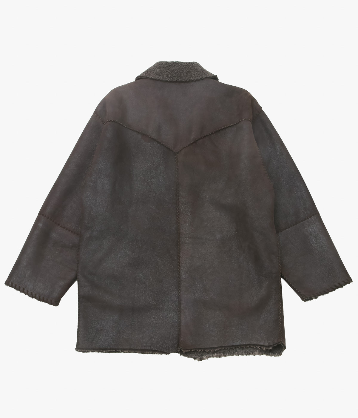 PAM DIETRICH ''SHEARLING JACKET'' (DISTRESS BROWN)