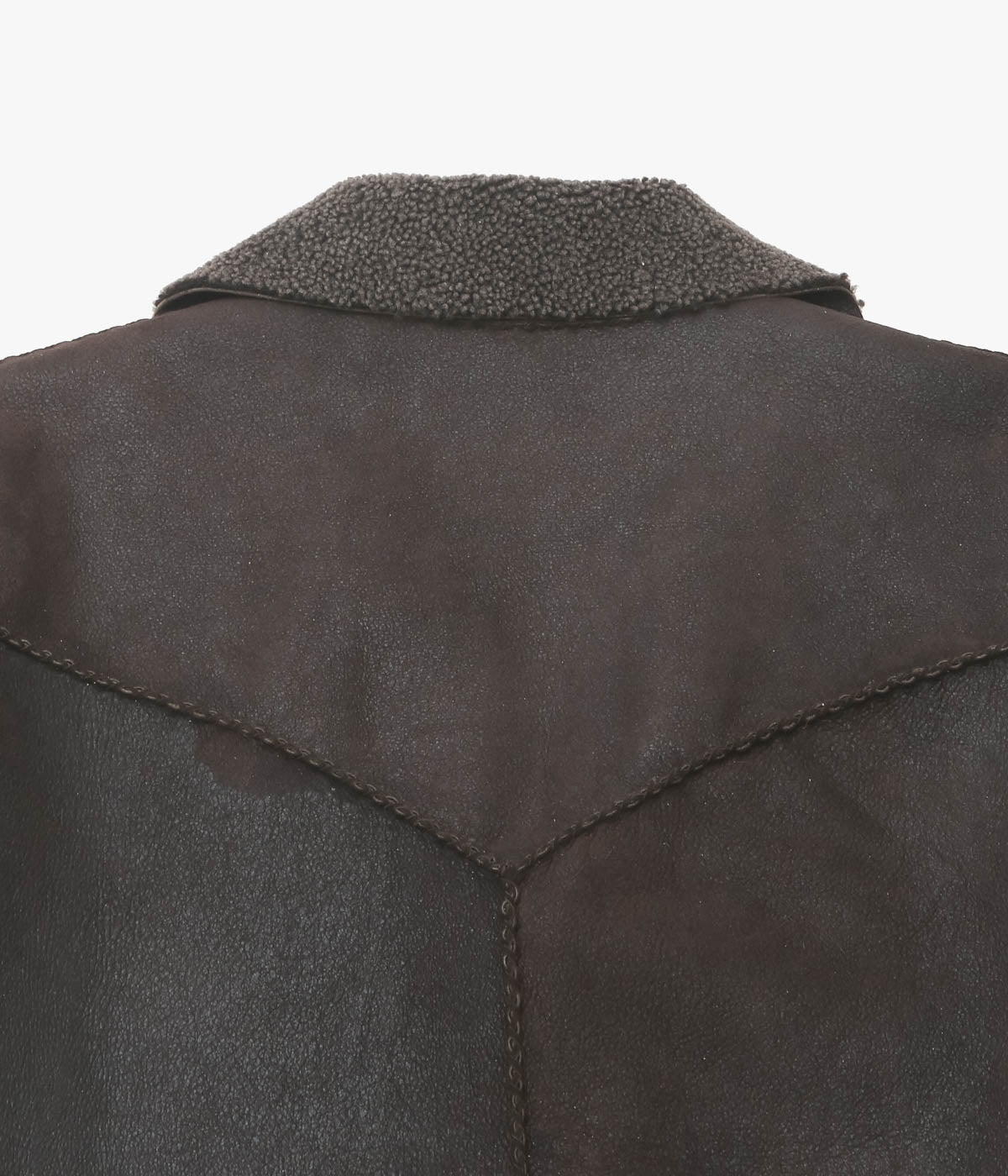 PAM DIETRICH ''SHEARLING JACKET'' (DISTRESS BROWN)