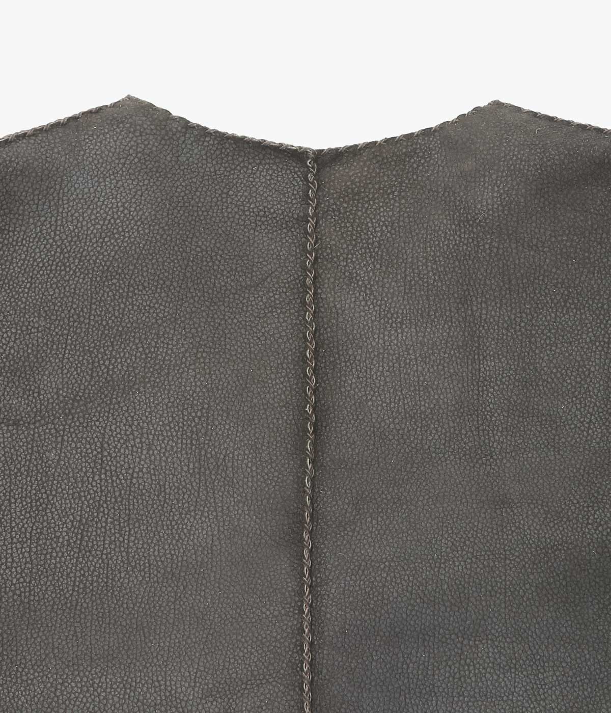 PAM DIETRICH "SHEARLING VEST" (DISTRESS BROWN)