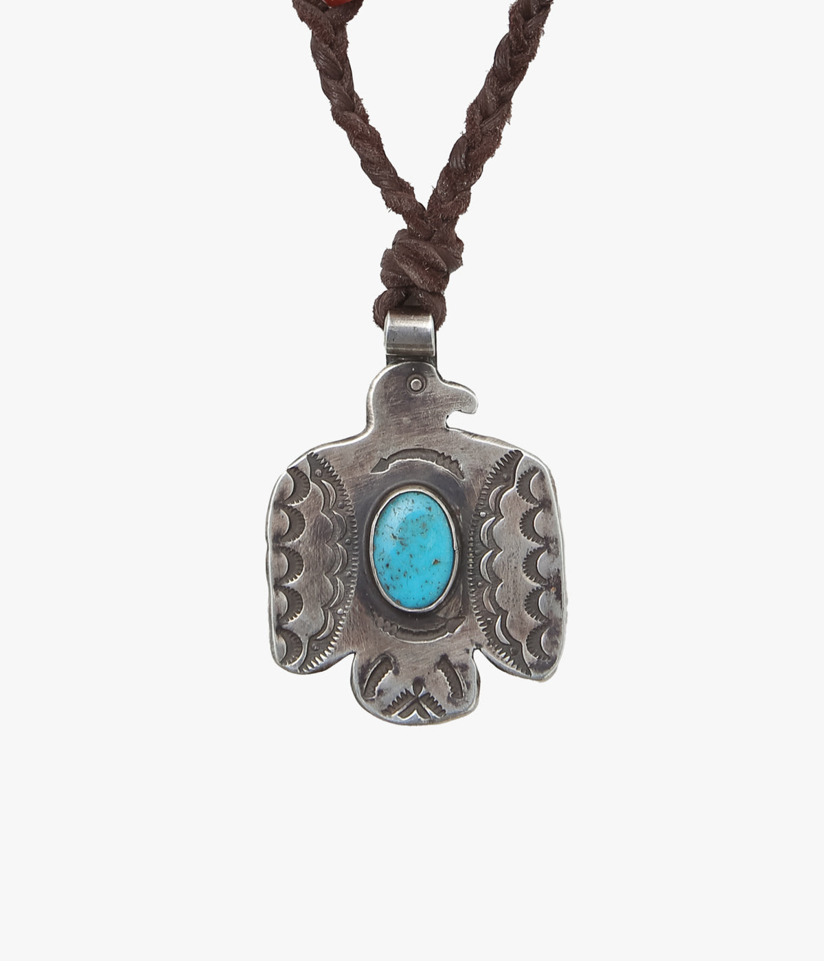 PAM DIETRICH "THUNDERBIRD NECKLACE | ANTIQUE BEADS ②" (SILVER)