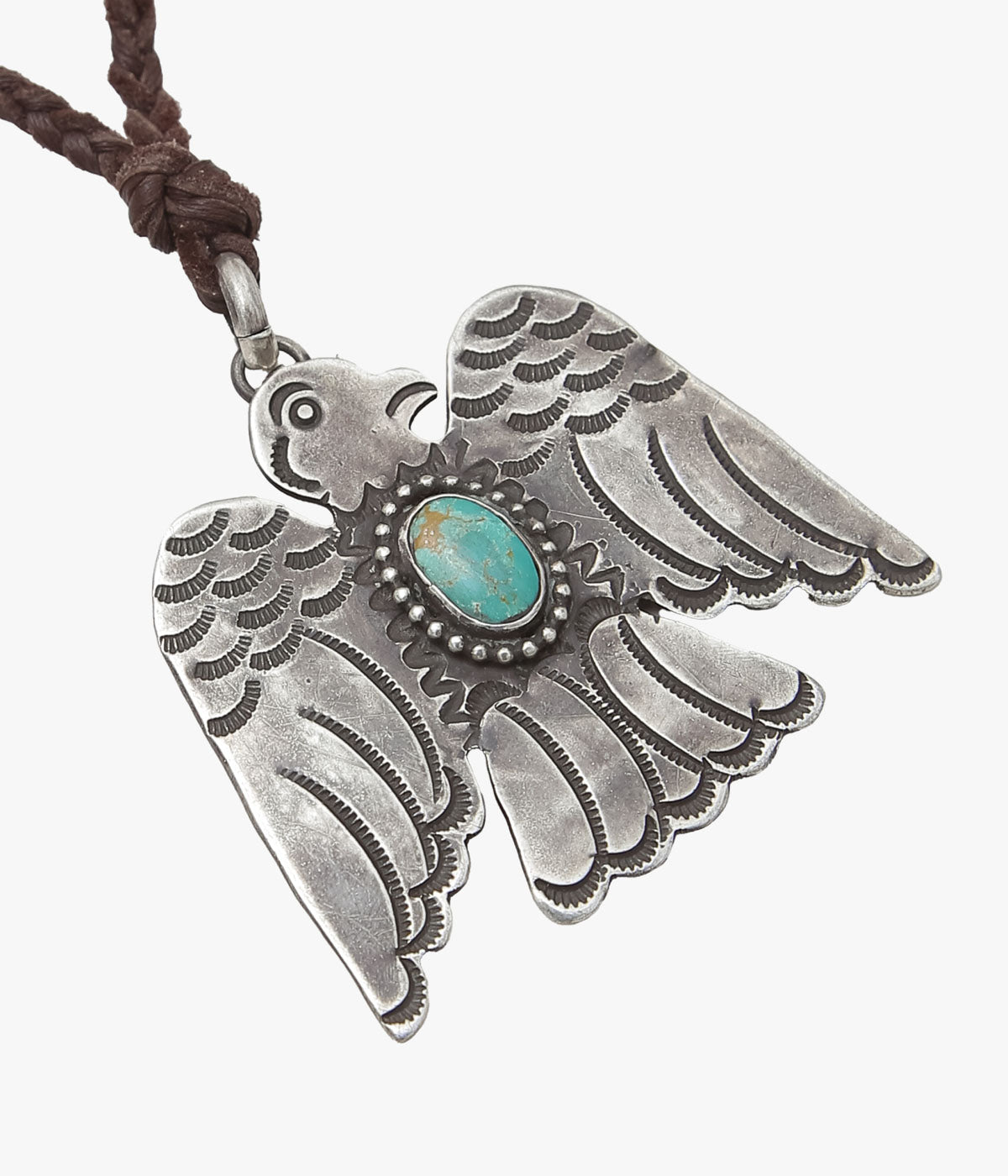 PAM DIETRICH "THUNDERBIRD NECKLACE | ANTIQUE BEADS①" (SILVER)