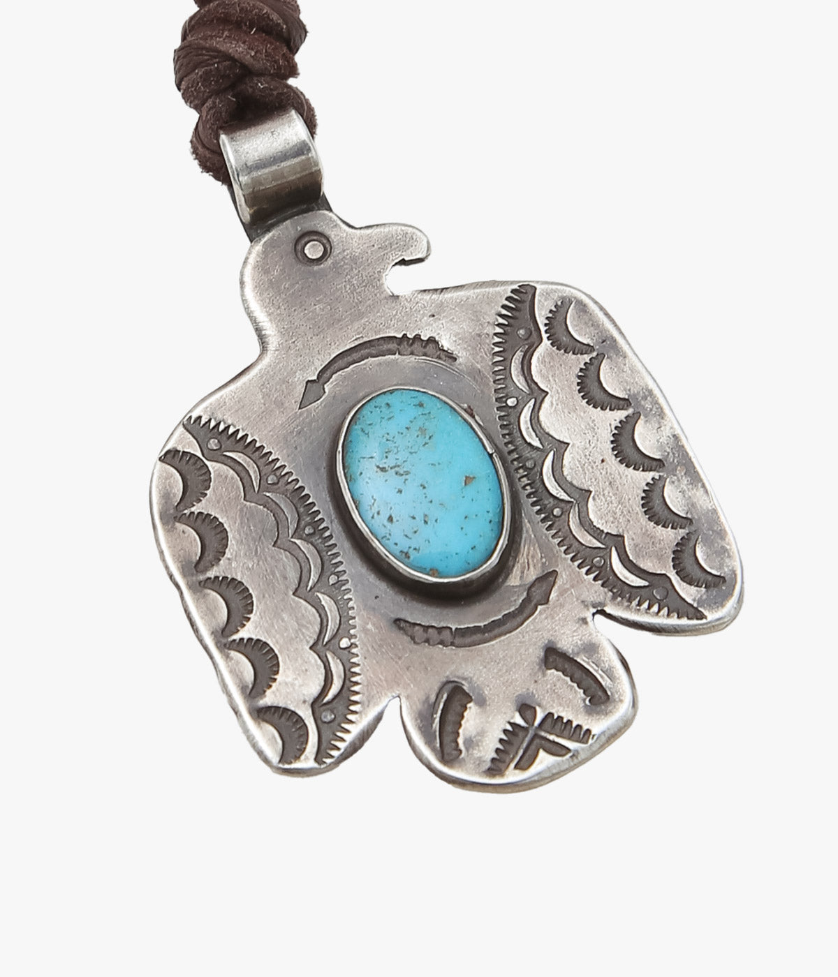 PAM DIETRICH "THUNDERBIRD NECKLACE | ANTIQUE BEADS ②" (SILVER)