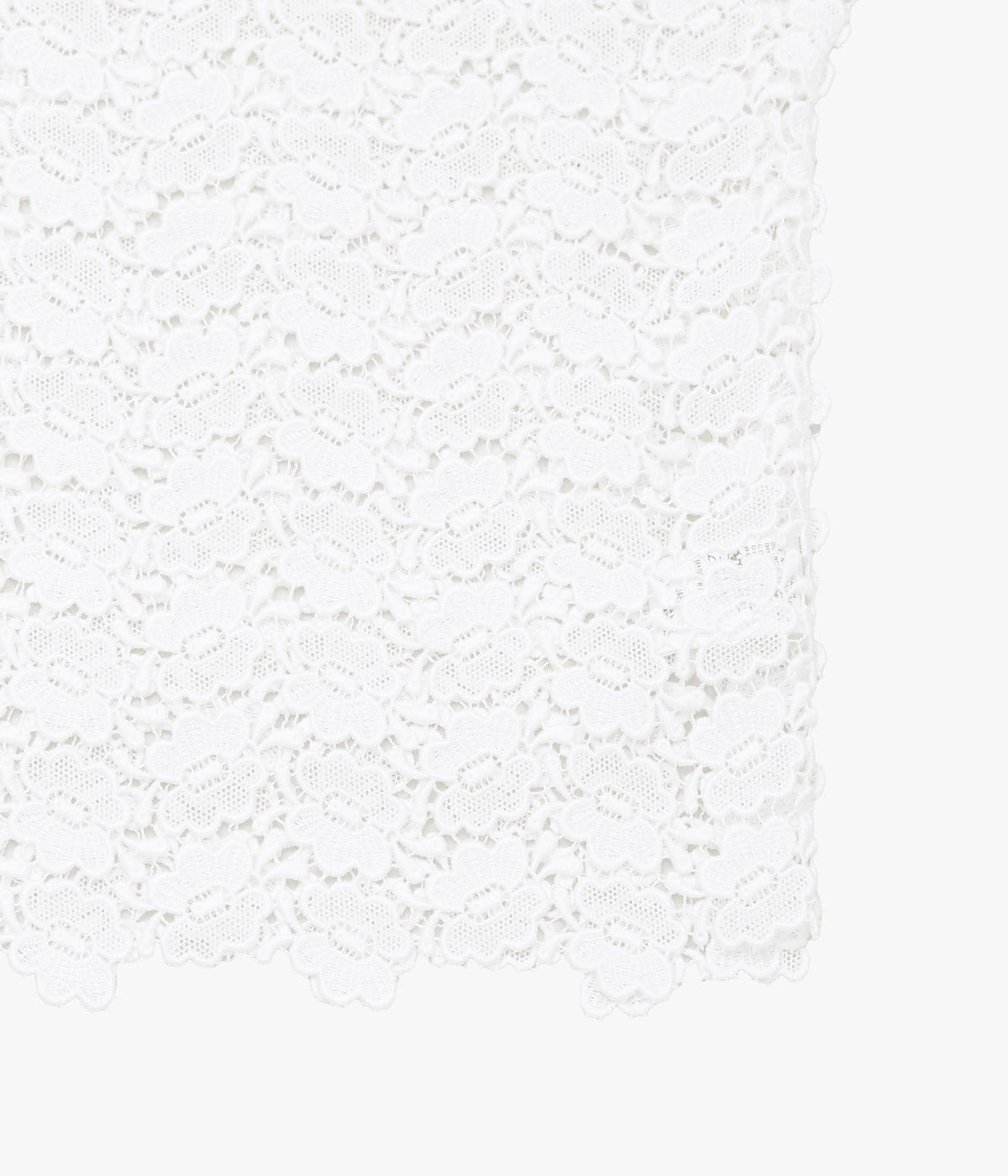 PAN ''BISCHOFF BUTTERFLY LACE S/S BLOUSE'' (WHITE)