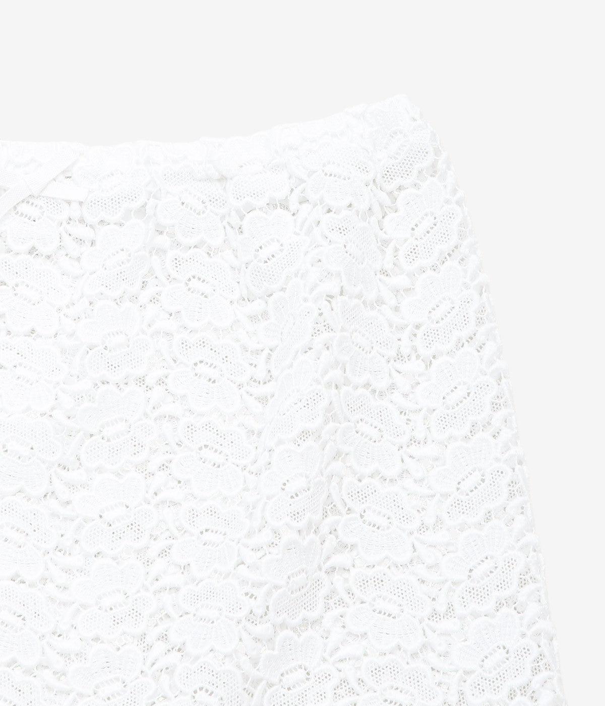 팬 「비숍 버터플라이 레이스 스커트」 (WHITE)