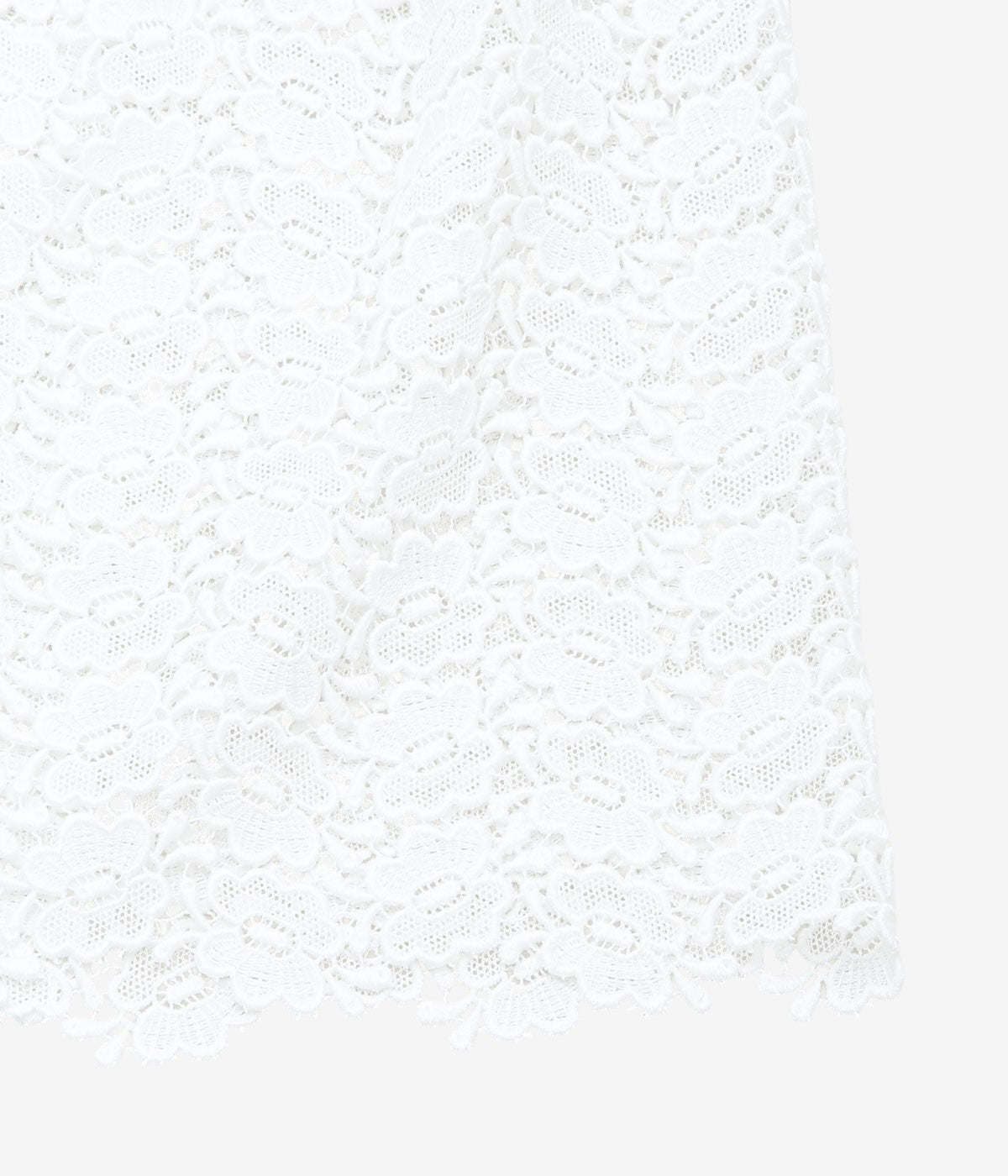 팬 「비숍 버터플라이 레이스 스커트」 (WHITE)