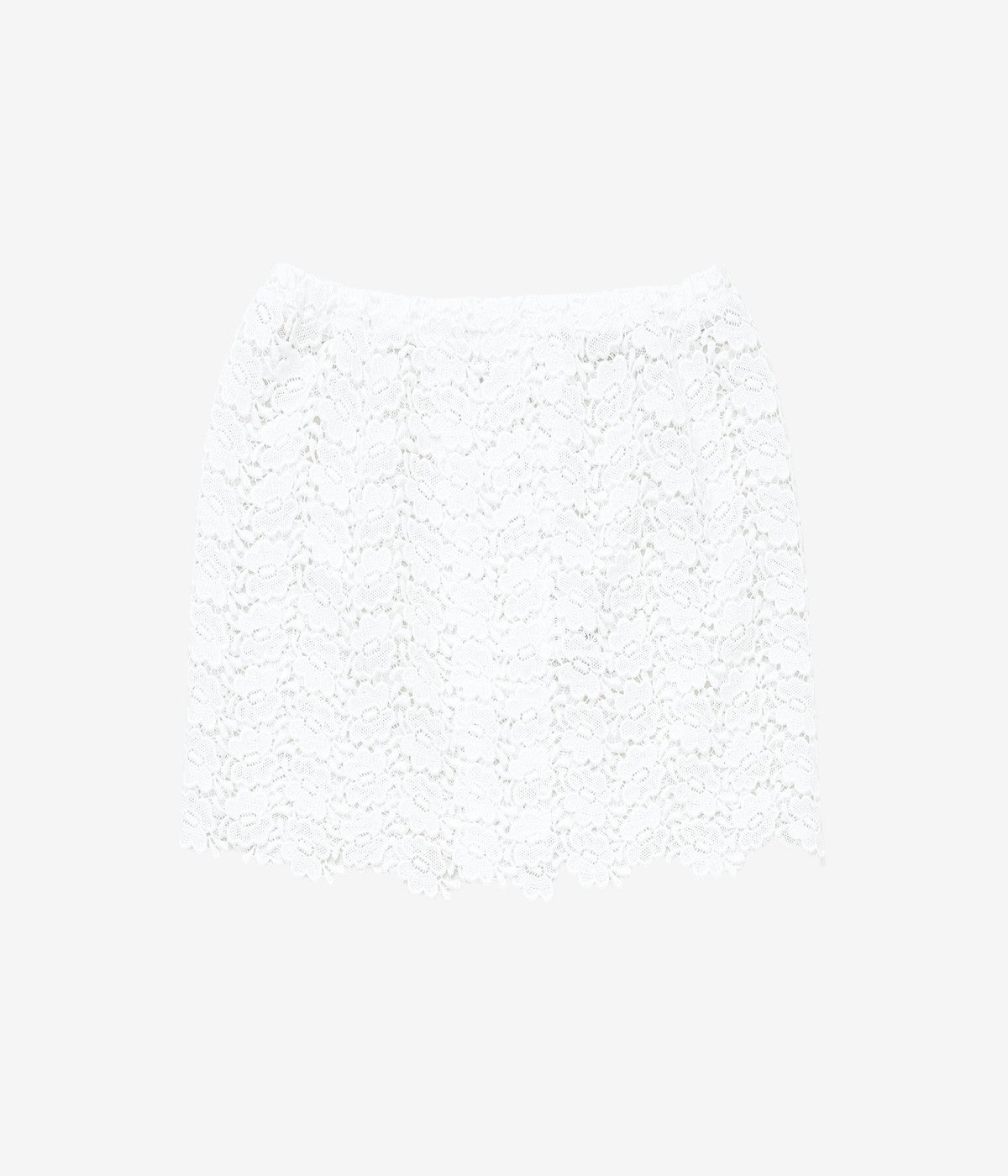 팬 「비숍 버터플라이 레이스 스커트」 (WHITE)
