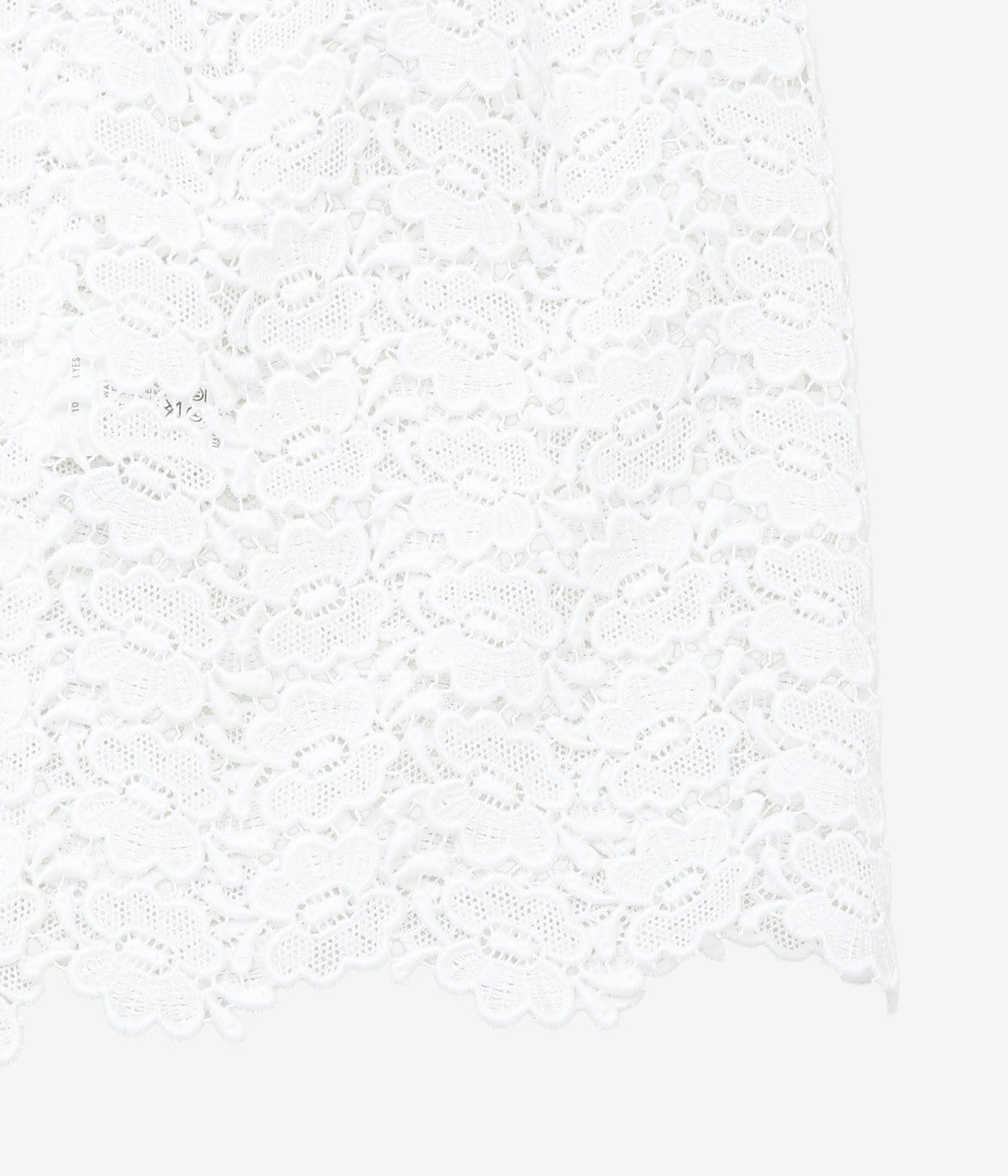팬 「비숍 버터플라이 레이스 스커트」 (WHITE)
