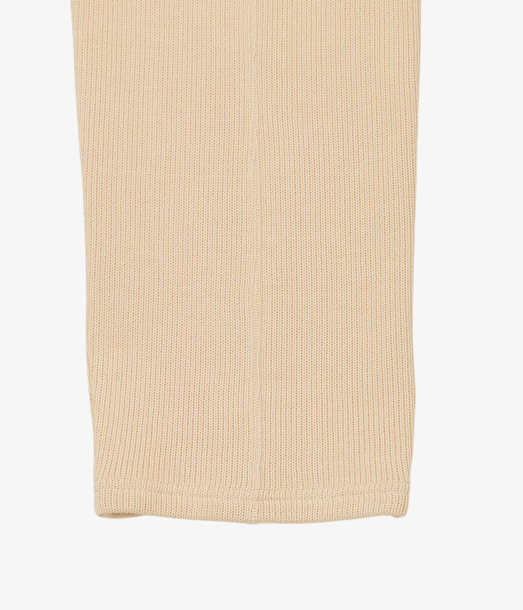 PAN ''COTTON RIB  PANTS'' (BEIGE)