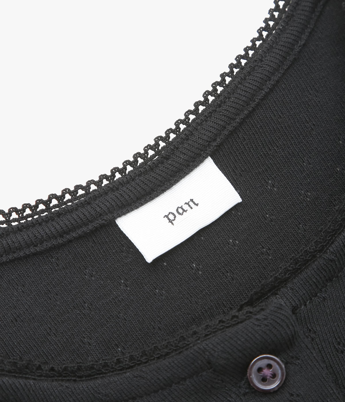 PAN ''EYELET MESH LACE C/D'' (BLACK)