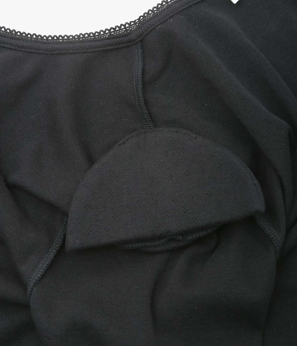 PAN ''EYELET MESH LACE C/D'' (BLACK)