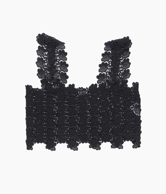 PAN ''BISCHOFF BUTTERFLY LACE CAMI'' (BLACK)