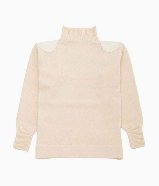 PAN ''MERINO WOOL SHOULDER KNIT'' (CREAM)