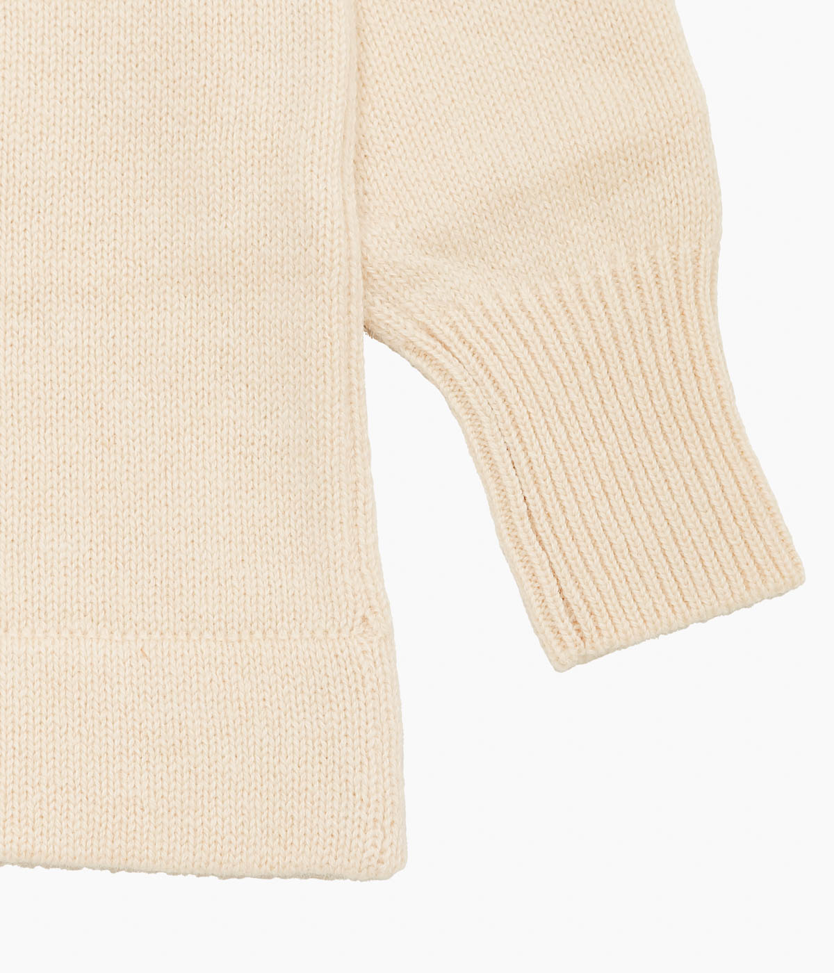 PAN ''MERINO WOOL SHOULDER KNIT'' (CREAM)