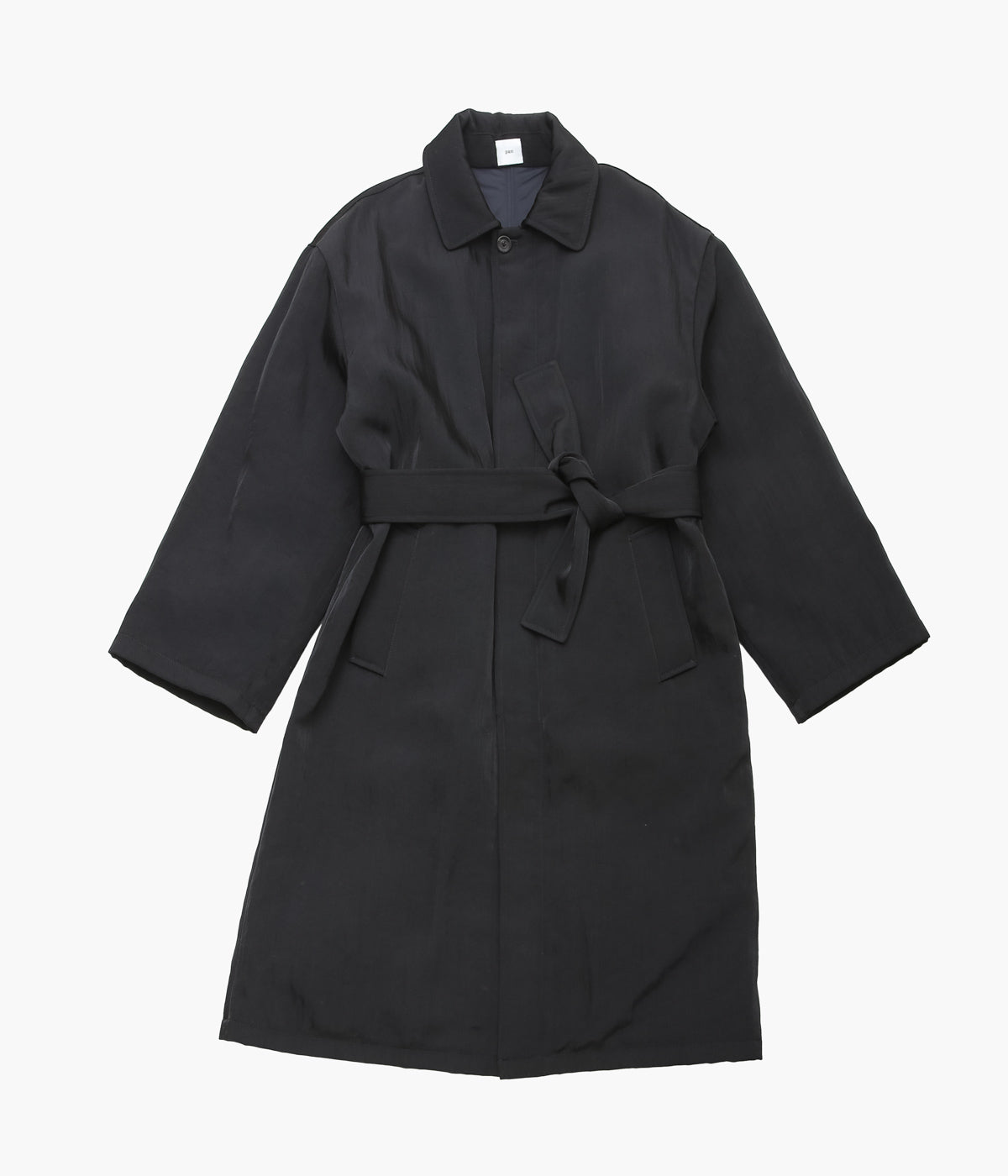 PAN ''NYLON PL LONG COAT'' (BLACK)
