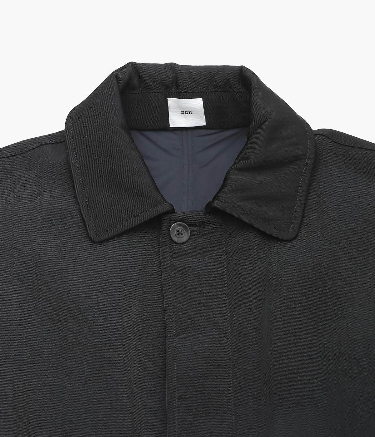 PAN ''NYLON PL LONG COAT'' (BLACK)