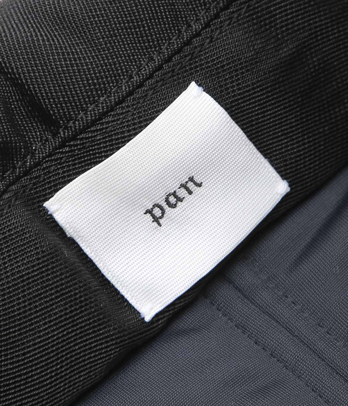 PAN ''NYLON PL LONG COAT'' (BLACK)