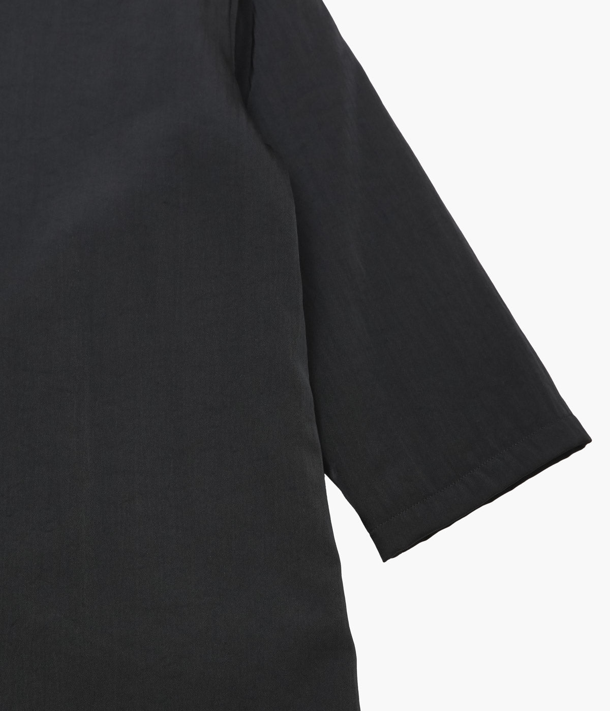 PAN ''NYLON PL LONG COAT'' (BLACK)