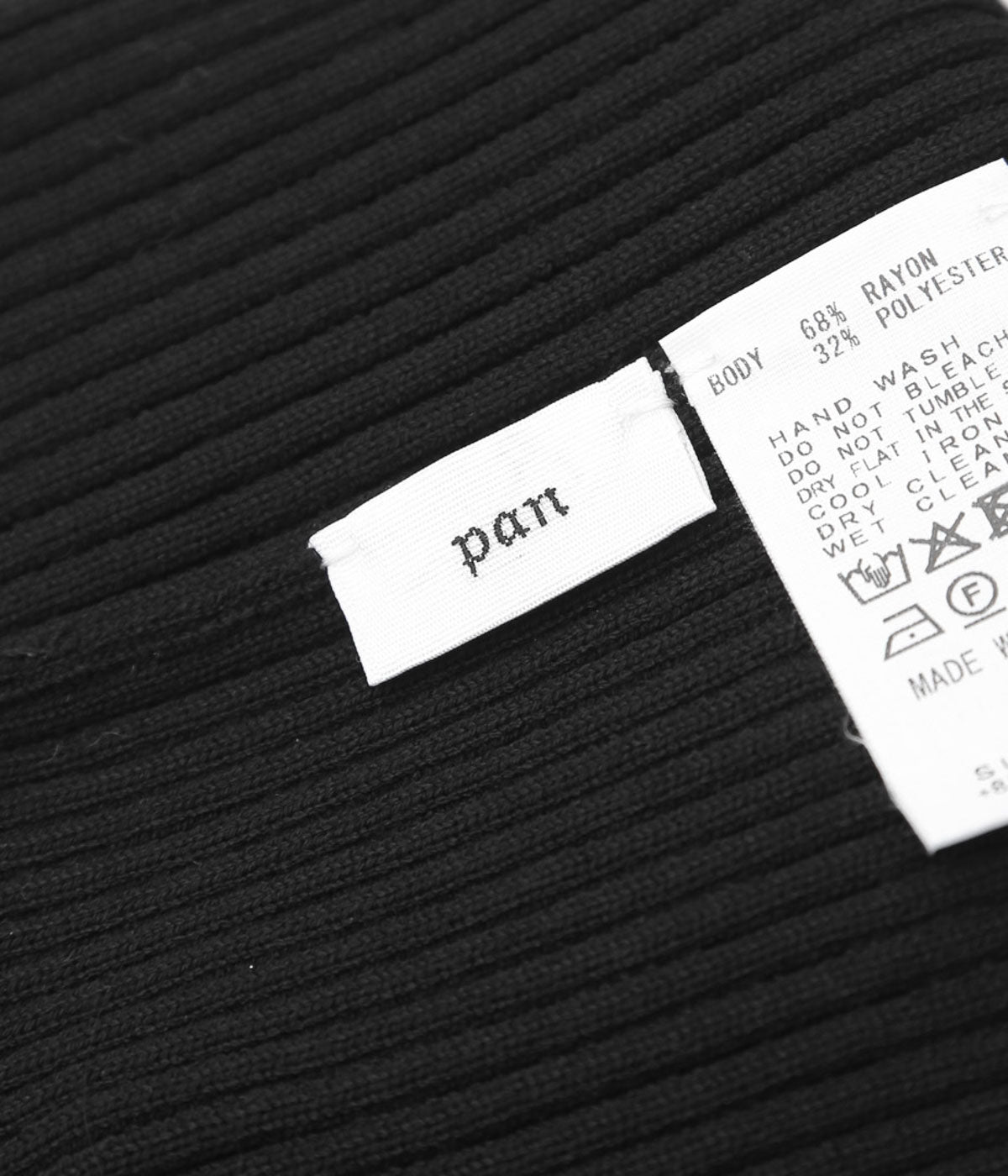 PAN ''PAN RIB KNIT LEGGINGS'' (BLACK)