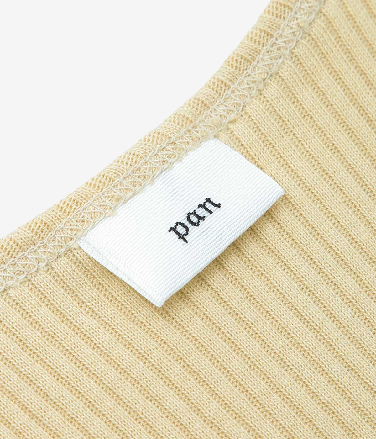 PAN "ZINC RIB TAIL TANKTOP" (BEIGE)