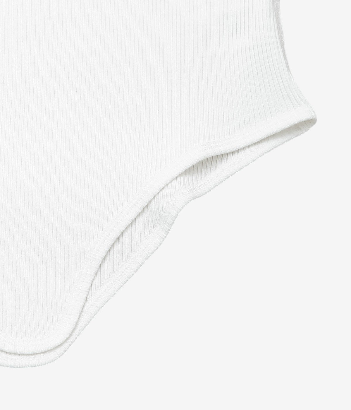 PAN "ZINC RIB TAIL TANKTOP" (WHITE)