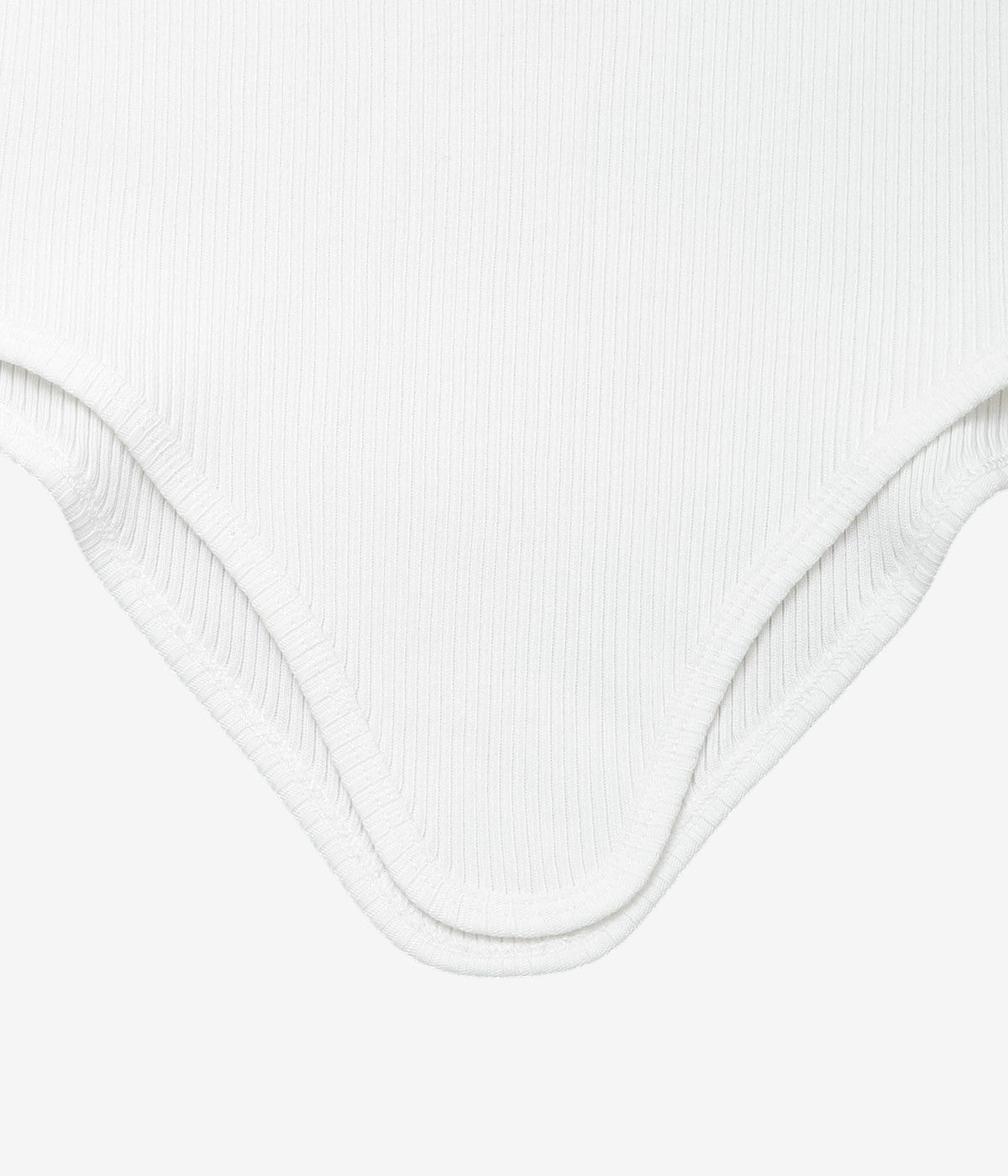 PAN "ZINC RIB TAIL TANKTOP" (WHITE)