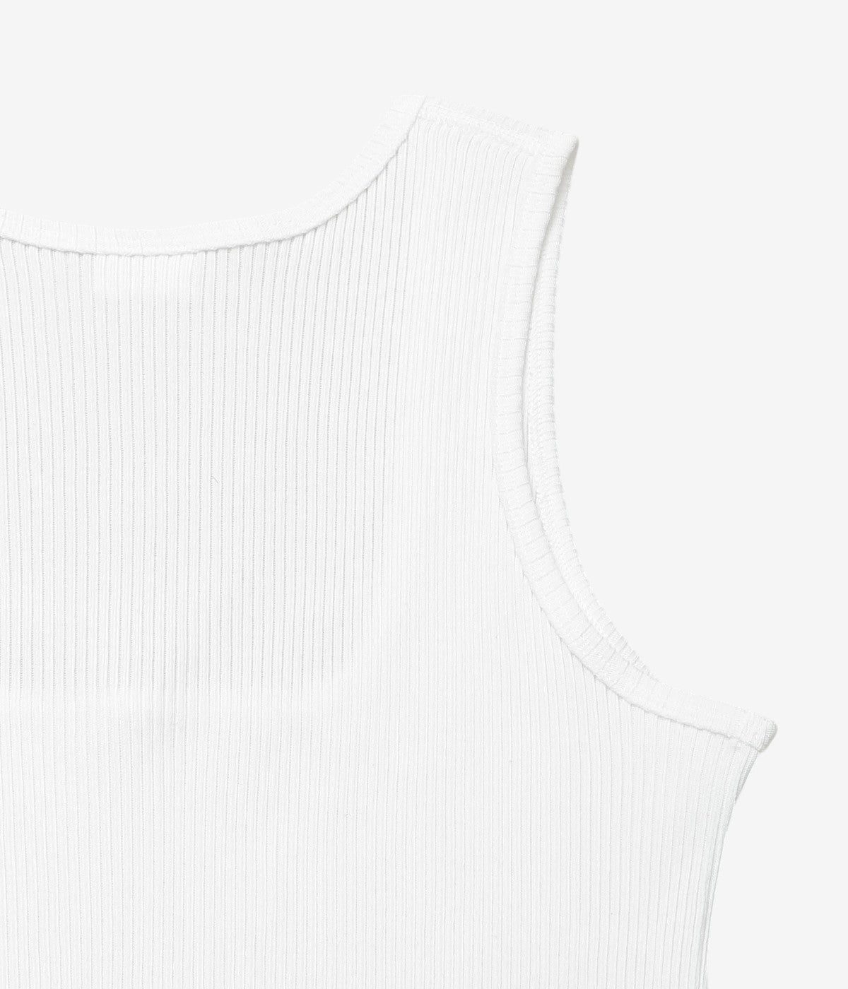 PAN "ZINC RIB TAIL TANKTOP" (WHITE)