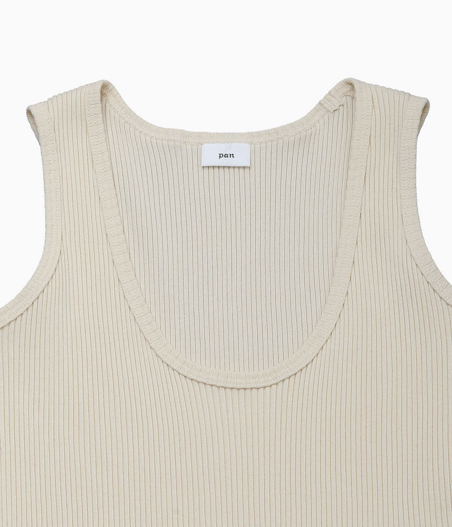pan zink rib tail tank ボディスーツ zink rib tail tank – pan（パン）