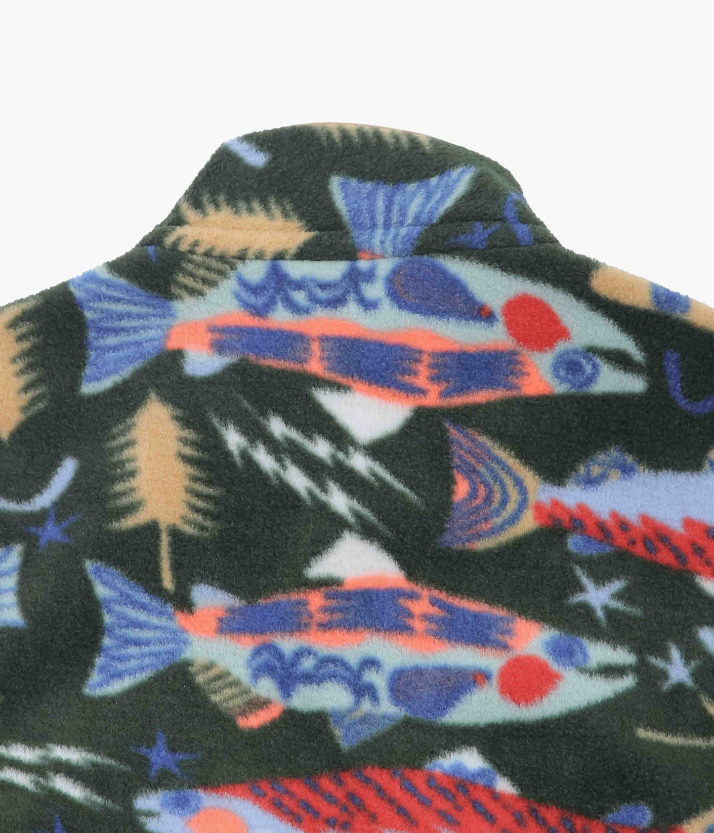 PATAGONIA ''M'S LW SYNCH SNAP-T P/O'' (SALMON ENERGY/OLD GROWTH GREEN)