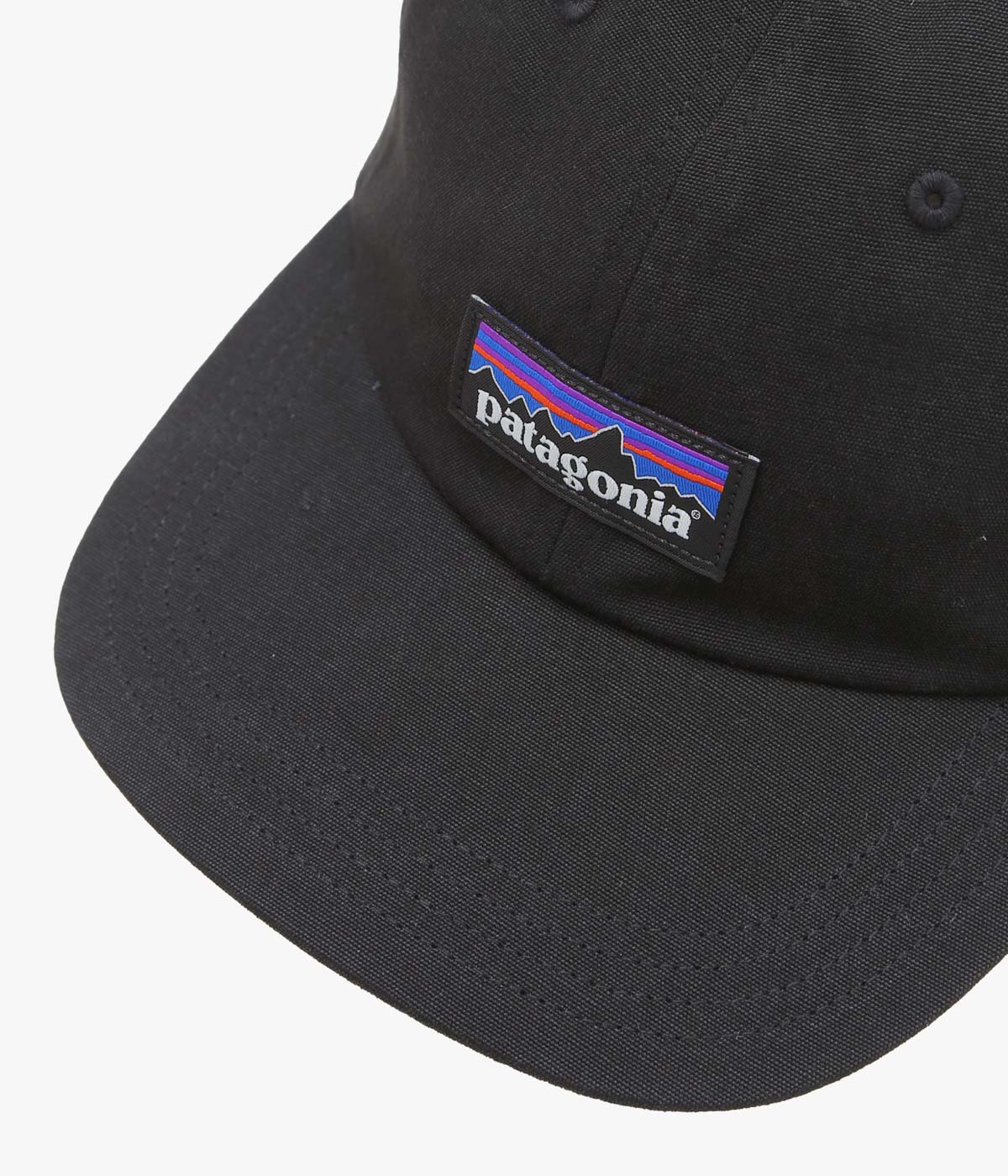 PATAGONIA ''P-6 LABEL TRAD CAP'' (BLK)