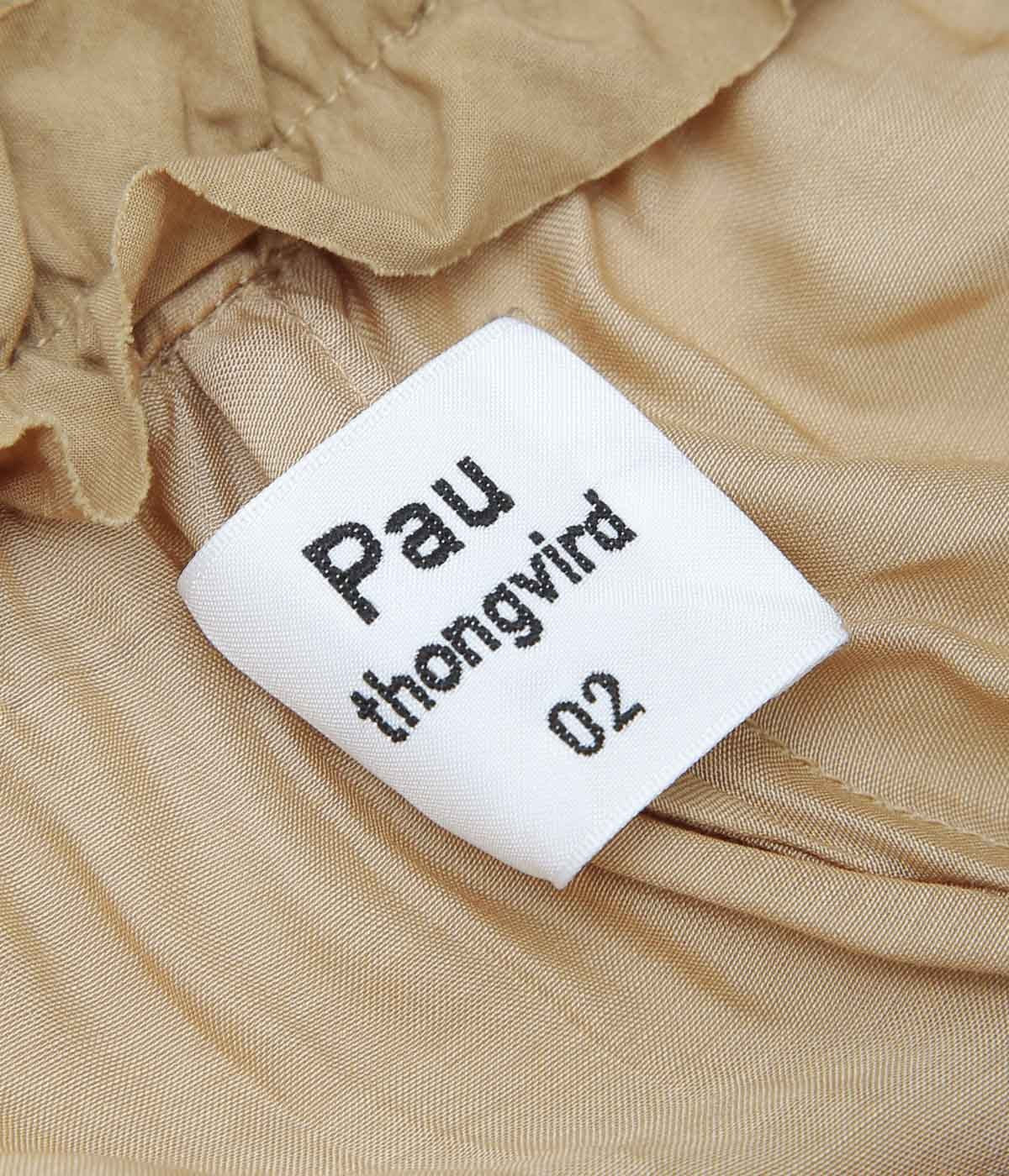 PAU THONGVIRD "ADITI Viscose Pants" (BROWN)