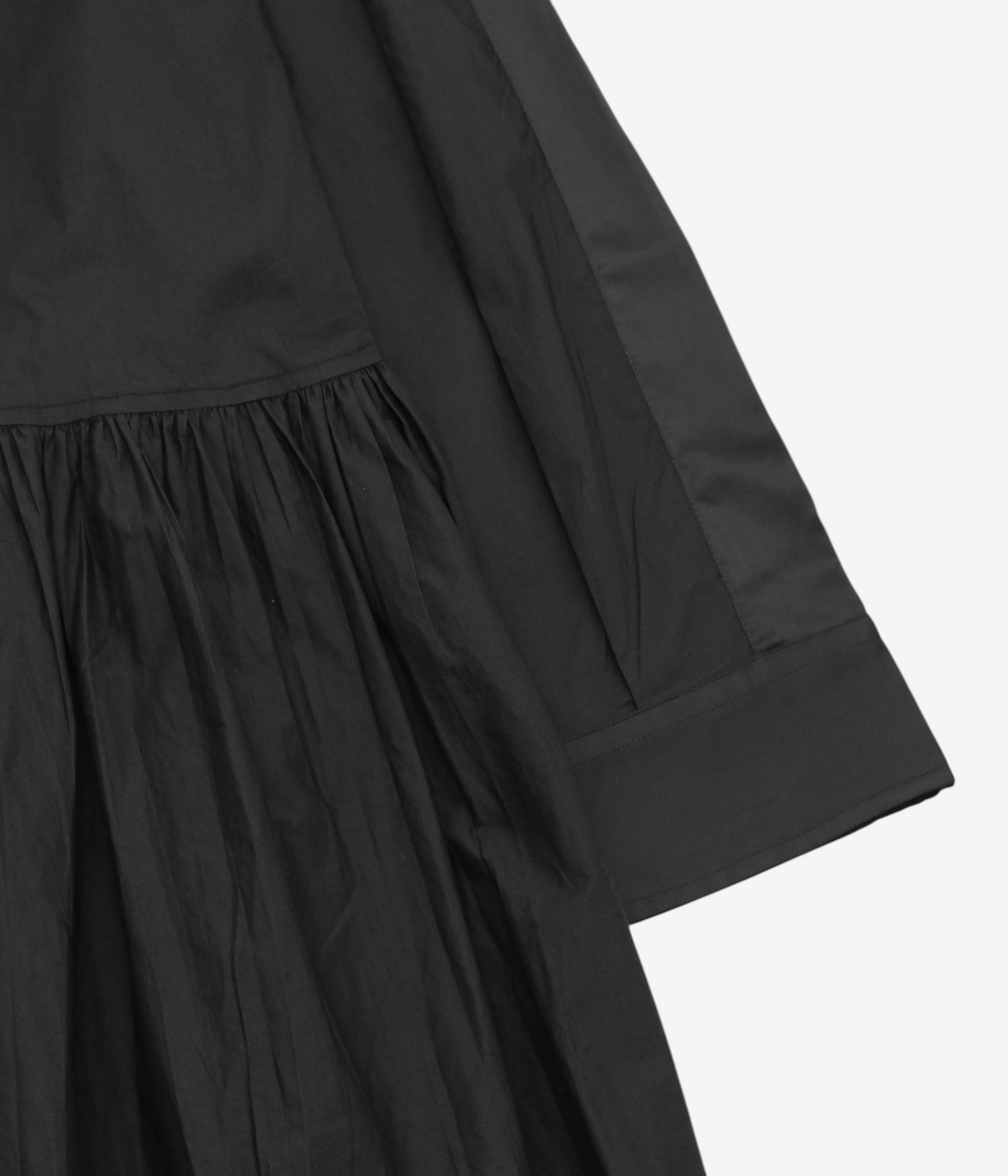 PAU THONGVIRD ''ギャザーコートワンピース'' (BLACK)