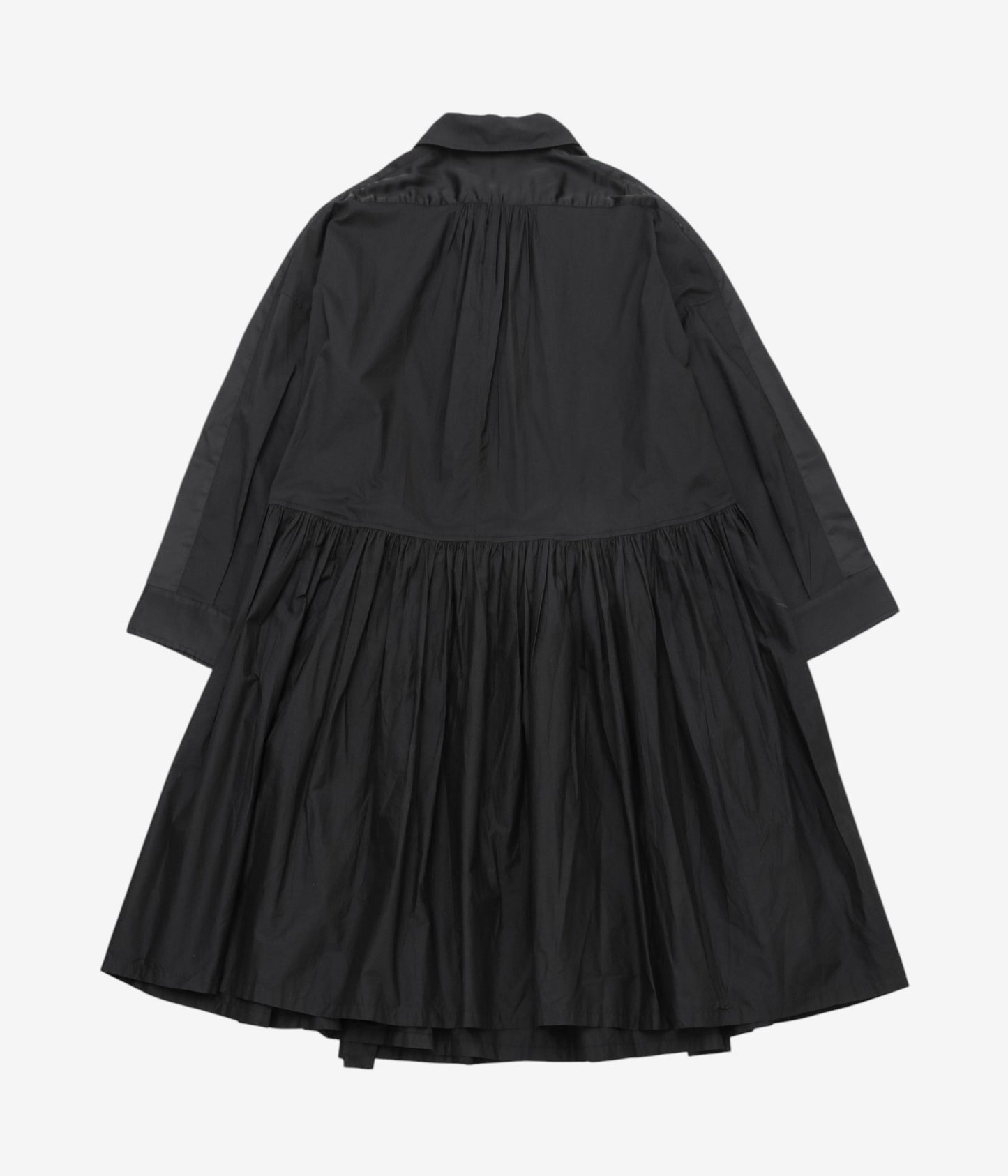 PAU THONGVIRD ''ギャザーコートワンピース'' (BLACK)