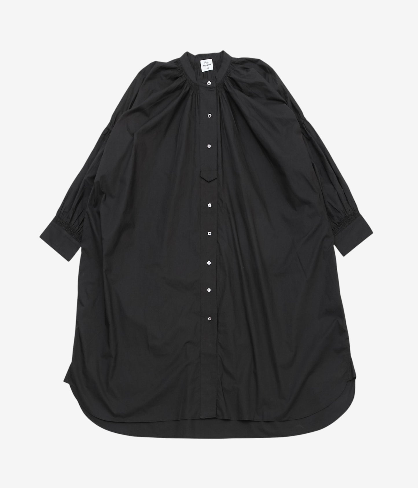 PAU THONGVIRD ''ギャザービッグシャツ'' (BLACK)