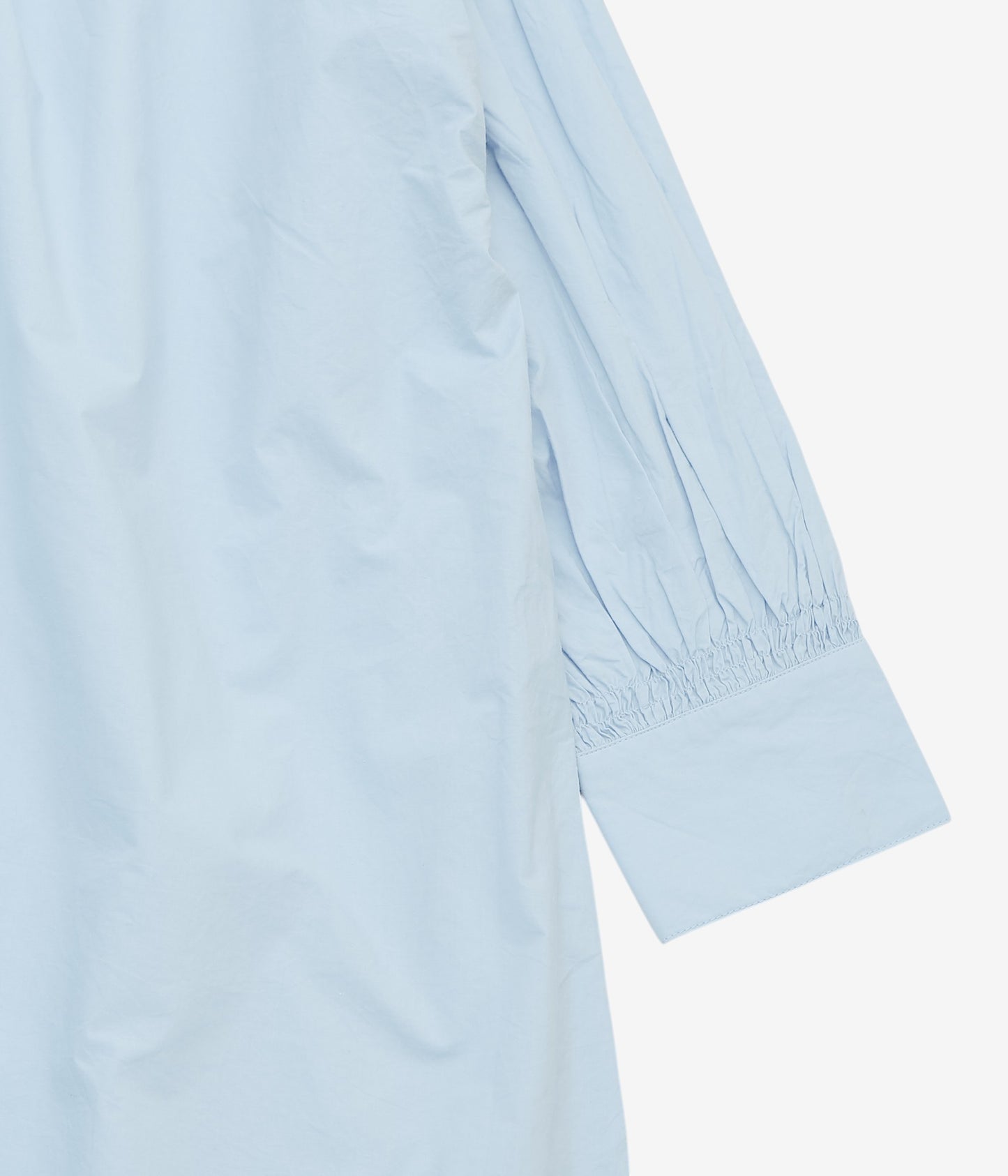 PAU THONGVIRD ''ギャザービッグシャツ'' (LT BLUE/WHITE)