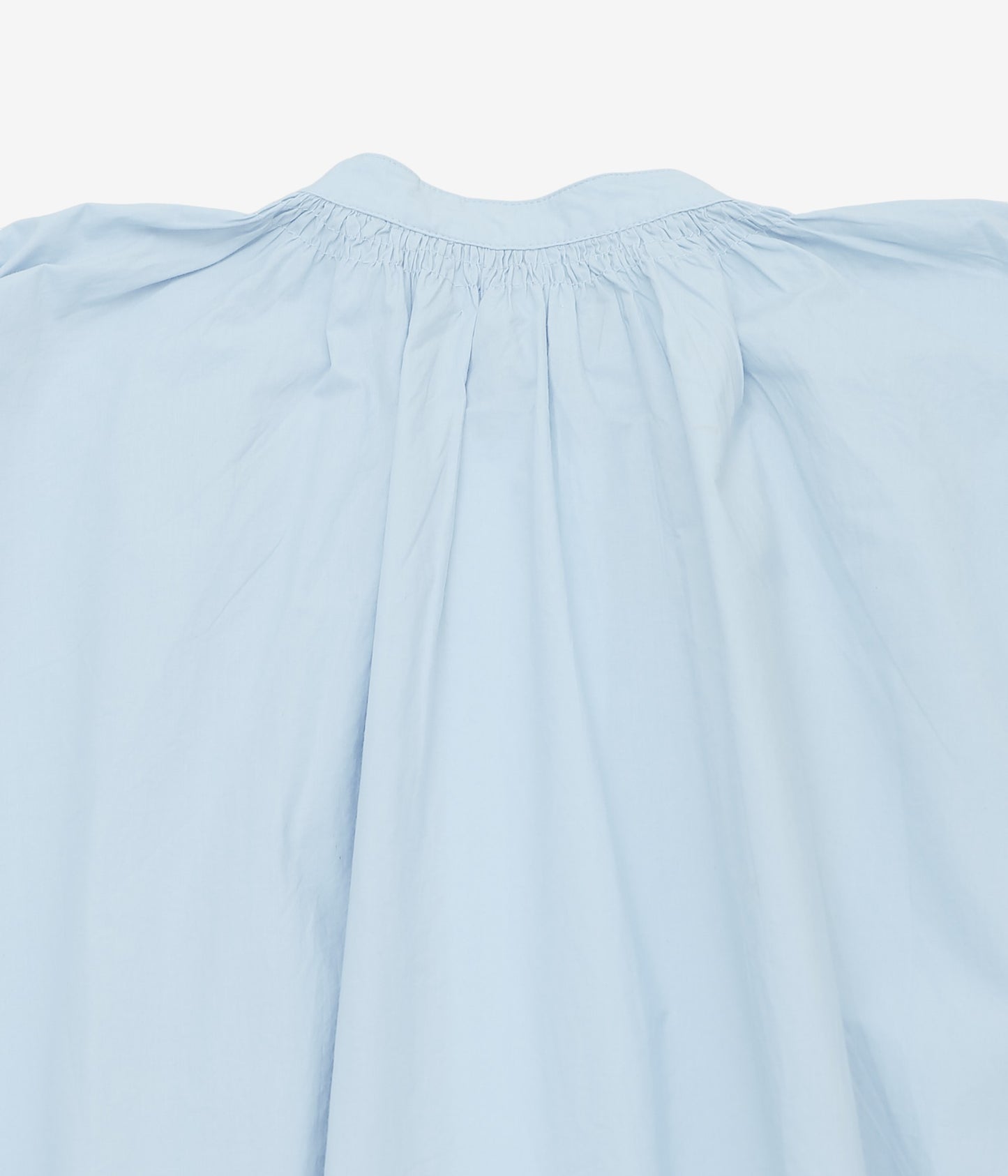 PAU THONGVIRD ''ギャザービッグシャツ'' (LT BLUE/WHITE)