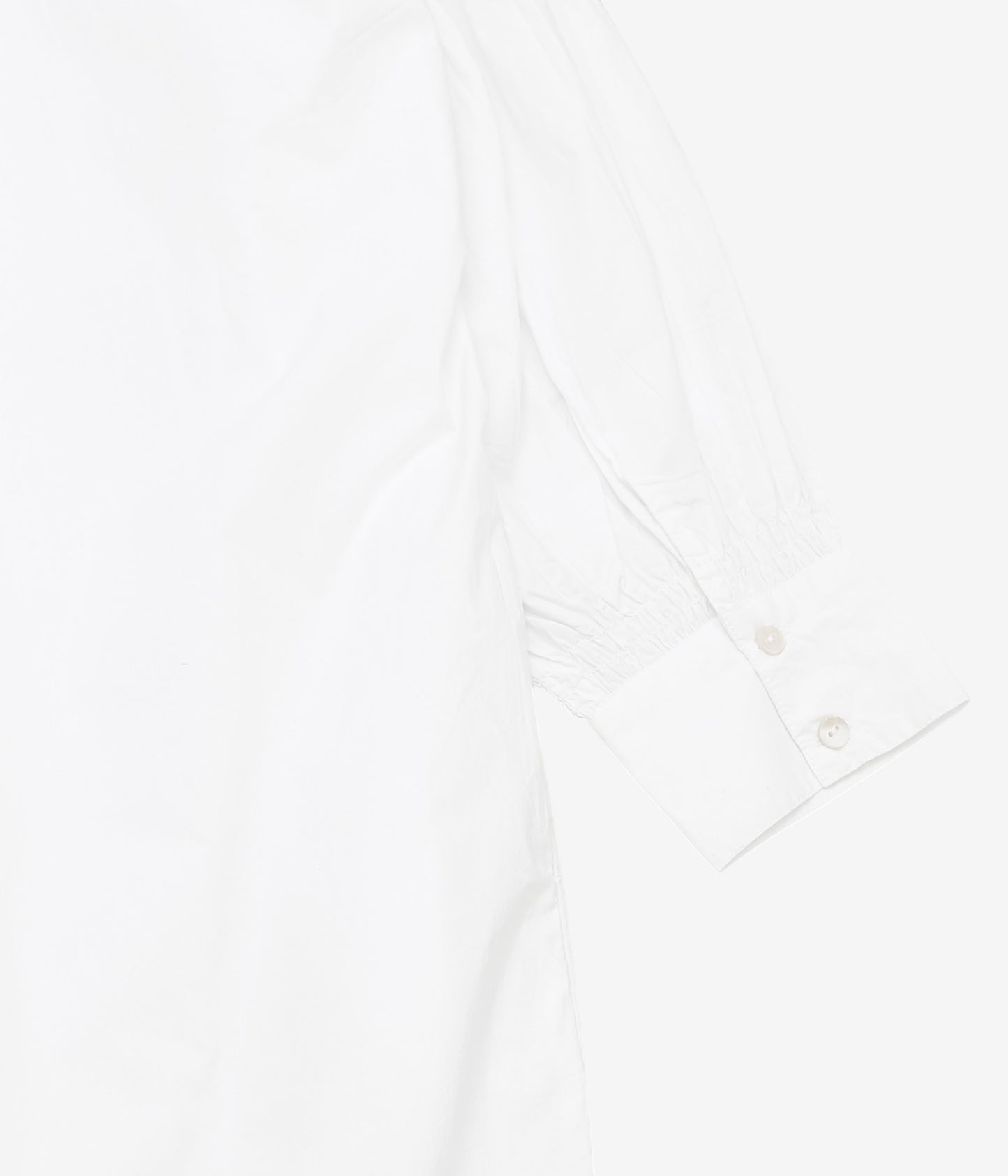 PAU THONGVIRD ''ギャザービッグシャツ'' (WHITE)