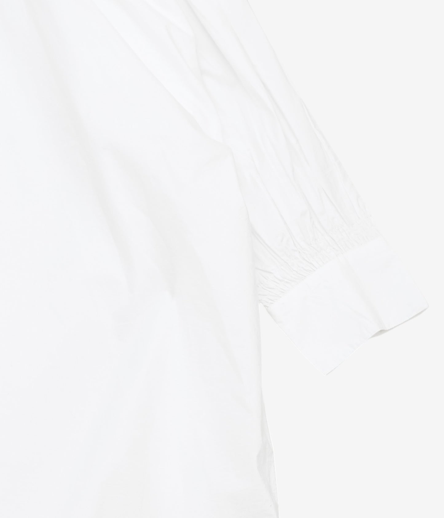 PAU THONGVIRD ''ギャザービッグシャツ'' (WHITE)