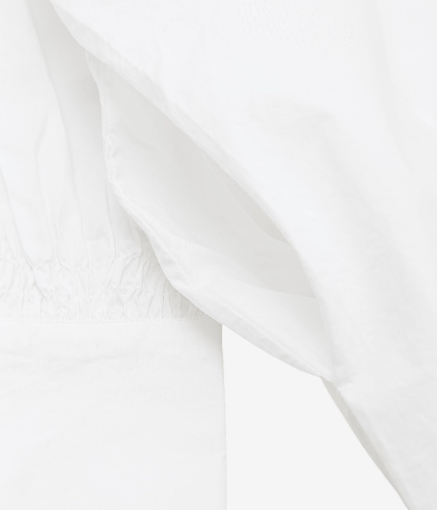 PAU THONGVIRD ''ギャザービッグシャツ'' (WHITE)