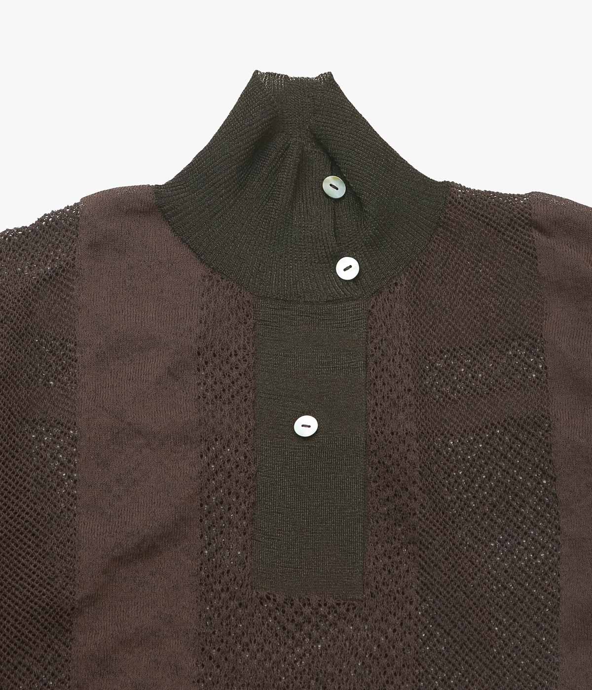 PAU THONGVIRD '폴로 니트' (BROWN)