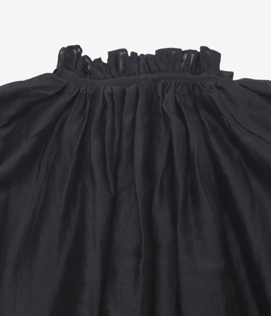PAU THONGVIRD "UMA Drawstring Shirt" (BLACK)